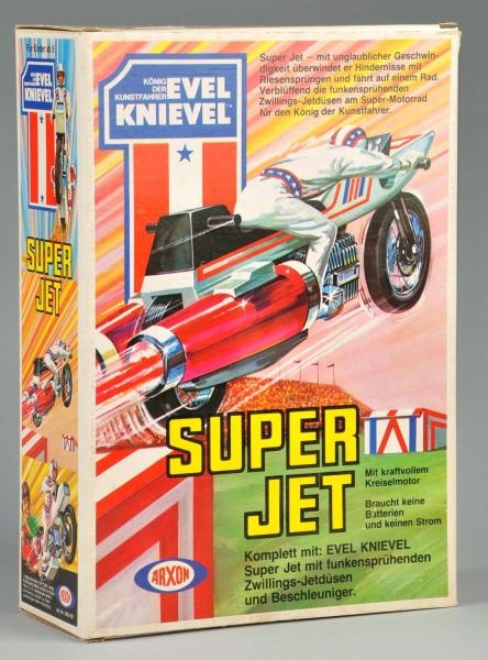 EVEL KNIEVEL SUPER JET MOTORCYCLE TOY.            