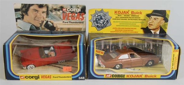 LOT OF 2: CORGI TV CHARACTER VEHICLE TOYS.        