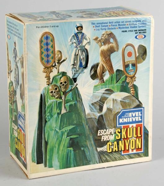 EVEL KNIEVEL ESCAPE FROM SKULL CANYON ACTION SET. 