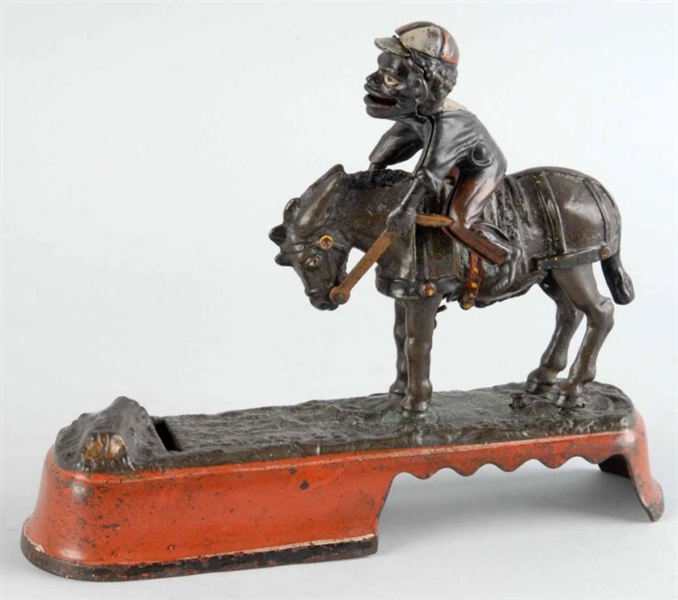 CAST IRON ALWAYS DID SPISE A MULE MECHANICAL BANK 