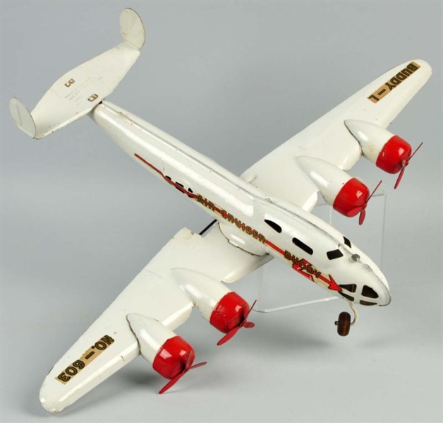 PRESSED STEEL BUDDY L AIR-CRUISER AIRPLANE TOY.   