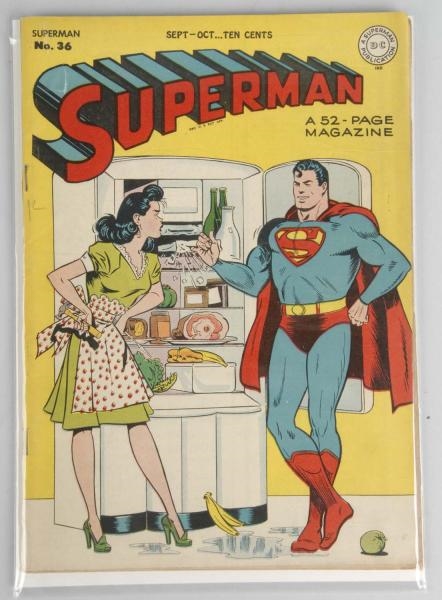 1945 SUPERMAN COMIC NO. 36.                       