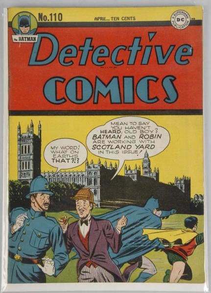 1946 DETECTIVE COMICS NO. 110.                    