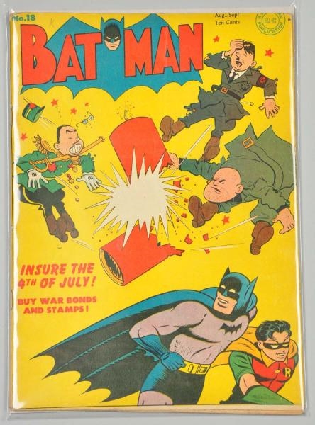 1943 BATMAN COMIC NO. 18.                         