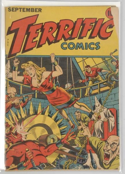 1944 TERRIFIC COMICS VOL. 1 NO. 5.                