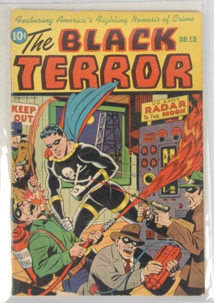 1945 THE BLACK TERROR COMIC NO. 15.               