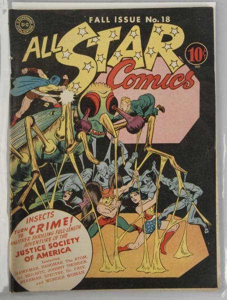 1943 ALL STAR COMICS NO. 18.                      