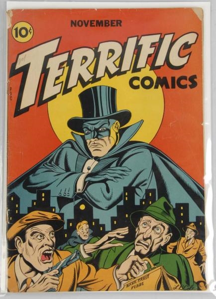 1944 TERRIFIC COMICS VOL. 1 NO. 6.                