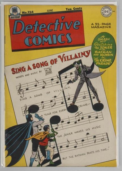 1947 DETECTIVE COMICS NO. 124.                    