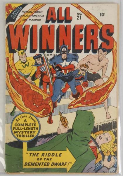 1946 ALL WINNERS COMIC NO. 21.                    