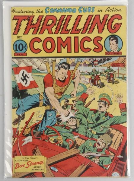 1944 THRILLING COMICS NO. 44.                     