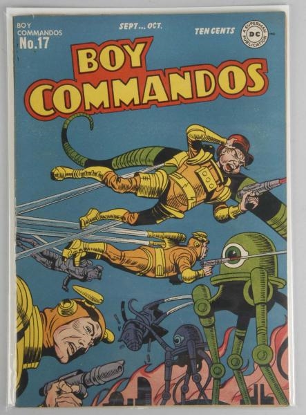 1946 BOY COMMANDOS COMIC NO. 17.                  