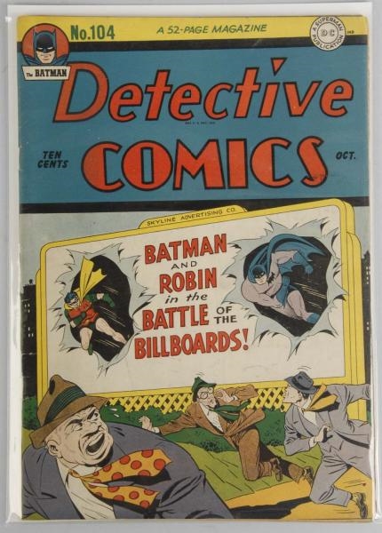 1945 DETECTIVE COMICS NO. 104.                    