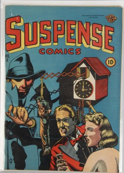1946 SUSPENSE COMICS NO. 12.                      