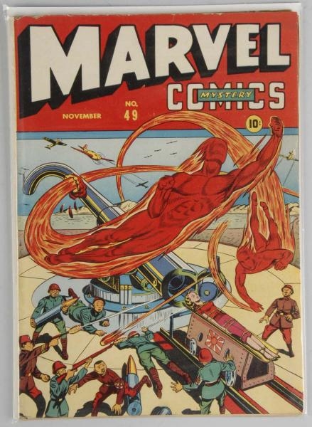 1943 MARVEL MYSTERY COMICS NO. 49.                