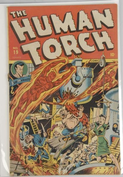 1945 THE HUMAN TORCH COMIC NO. 19.                