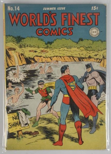 1944 WORLDS FINEST COMICS NO. 14.                