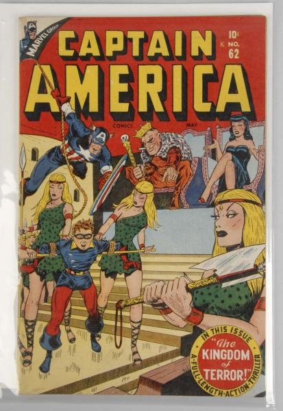 1947 CAPTAIN AMERICA COMICS NO. 62.               