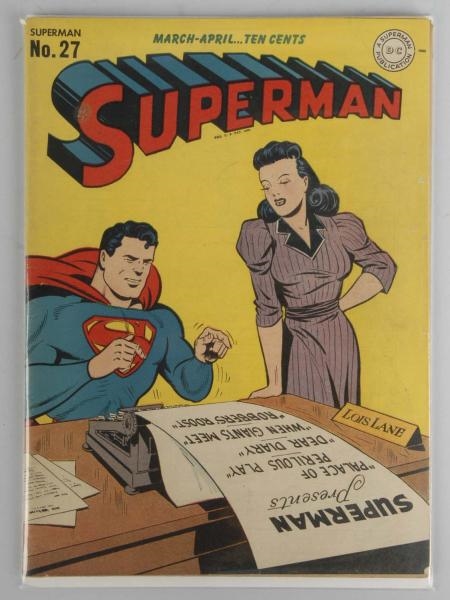 1944 SUPERMAN COMIC NO. 27.                       
