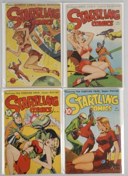 LOT OF 4: 1940S STARLING COMICS.                  