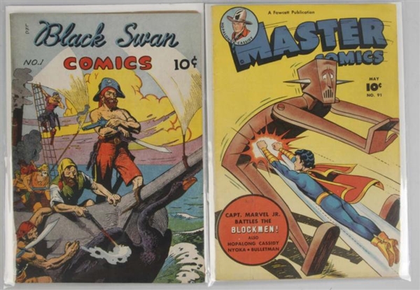 LOT OF 2: ASSORTED 1940S GOLDEN AGE COMICS.       