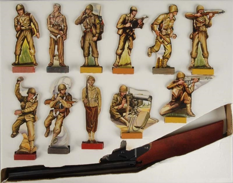 SET OF MARX WORLD WAR II SOLDIERS.                