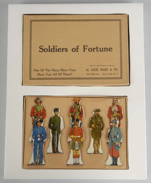 TIN MARX SOLDIERS OF FORTUNE SET.                 