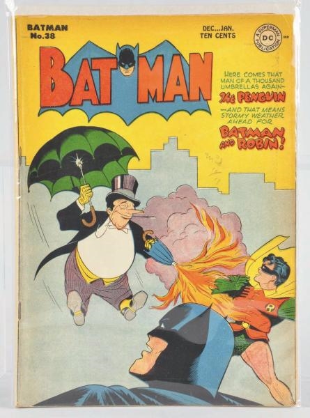 1946 BATMAN COMIC NO. 38.                         