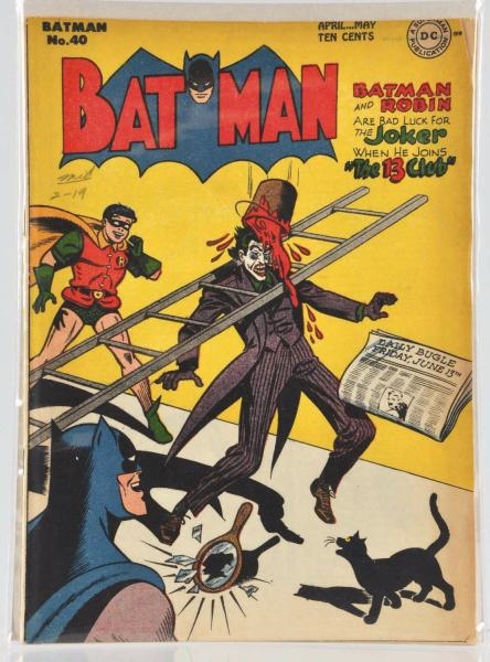 1947 BATMAN COMIC NO. 40.                         