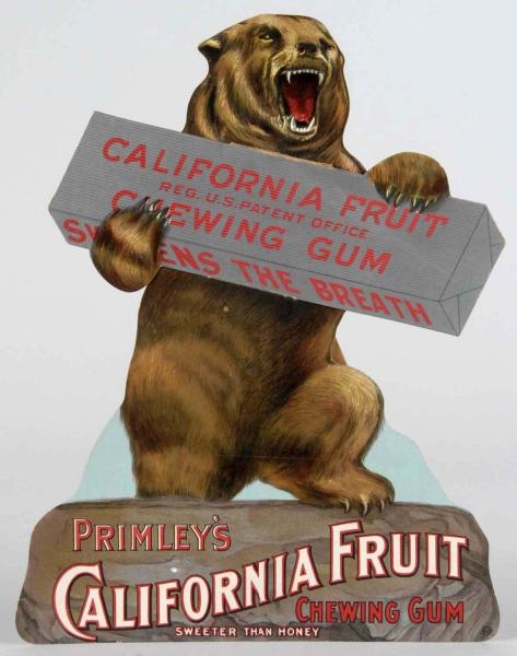 PRIMLEYS CALIFORNIA FRUIT GUM DIE-CUT.           