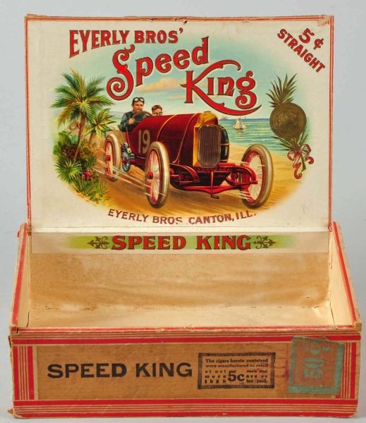 SPEED KING CIGAR BOX.                             
