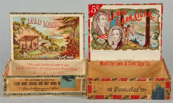 LOT OF 2: CIGAR BOXES.                            