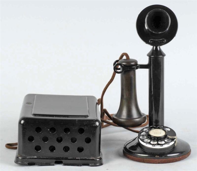WESTERN ELECTRIC 51AL DIAL CANDLESTICK TELEPHONE. 