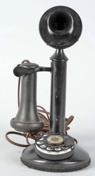BELL FAMILY DIAL CANDLESTICK TELEPHONE.           