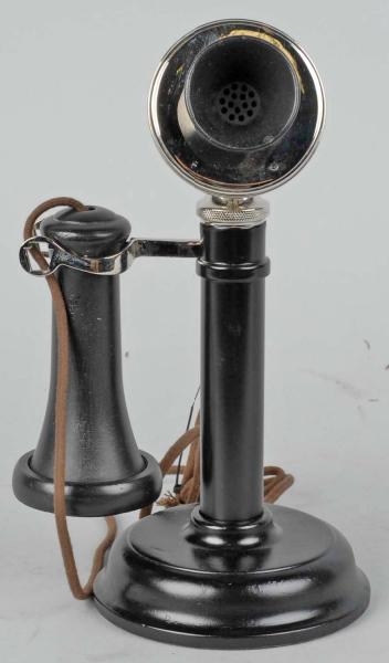 EARLY KEYSTONE NON-DIAL STICK TELEPHONE.          