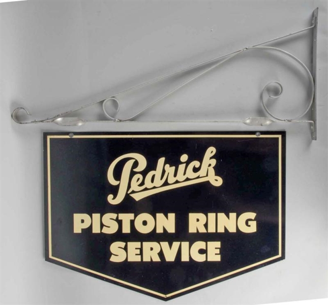 PEDRICK PISTON RING AUTO SERVICE SIGN.            