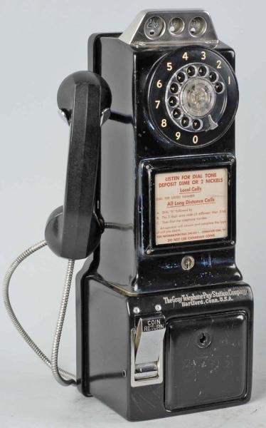 GRAY AUTOMATIC ELECTRIC PAY TELEPHONE.            