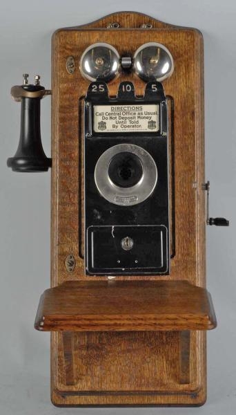 WESTERN ELECTRIC CTPFF WITH COIN COLLECTOR.       