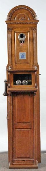 WESTERN ELECTRIC MAGNETO WALL CABINET SET.        