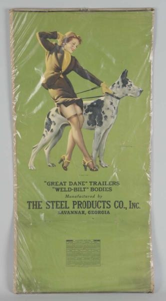 PAPER STEEL PRODUCTS 1941 CALENDAR.               