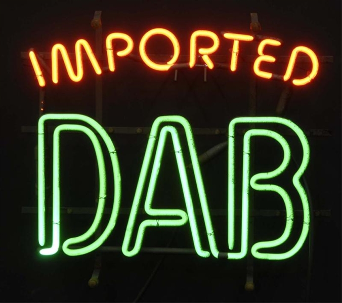 DAB IMPORTED NEON SIGN.                           