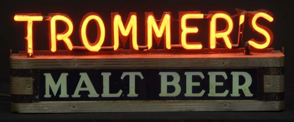 TROMMERS CAN NEON SIGN.                          