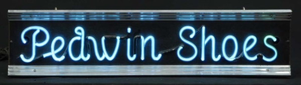 PEDWIN SHOES CAN NEON SIGN.                       