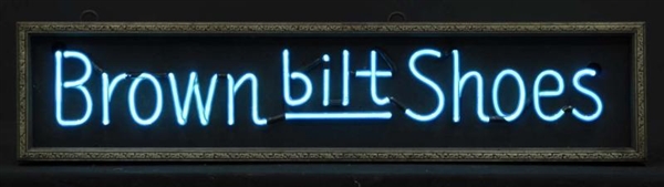 BROWN BILT SHOES CAN NEON SIGN.                   