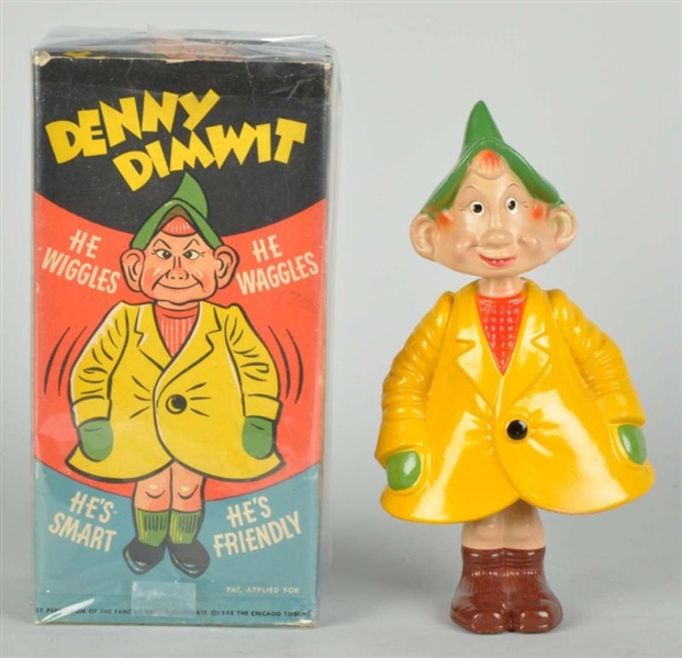 COMPOSITION TOYCRAFT DENNY DIMWIT FIGURE.         