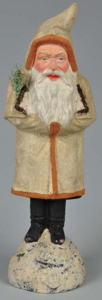 CHRISTMAS SANTA BELSNICKEL CANDY CONTAINER.       