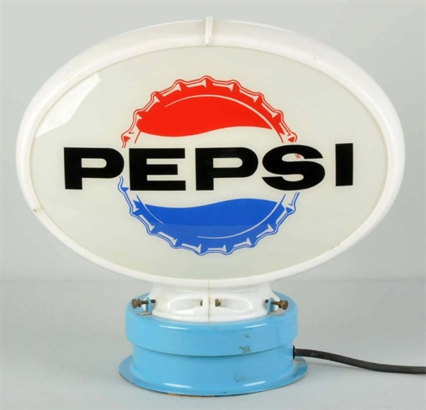 PEPSI-COLA REVOLVING LIGHTED SIGN.                