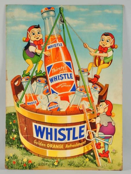 LOT OF 2: WHISTLE SIGNS.                          