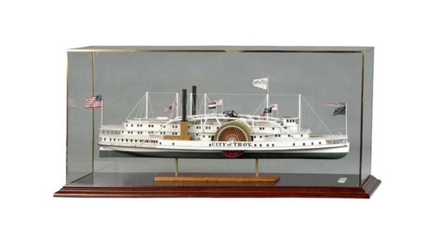 1896 STEAMBOAT "CITY OF TROY" MODEL.              