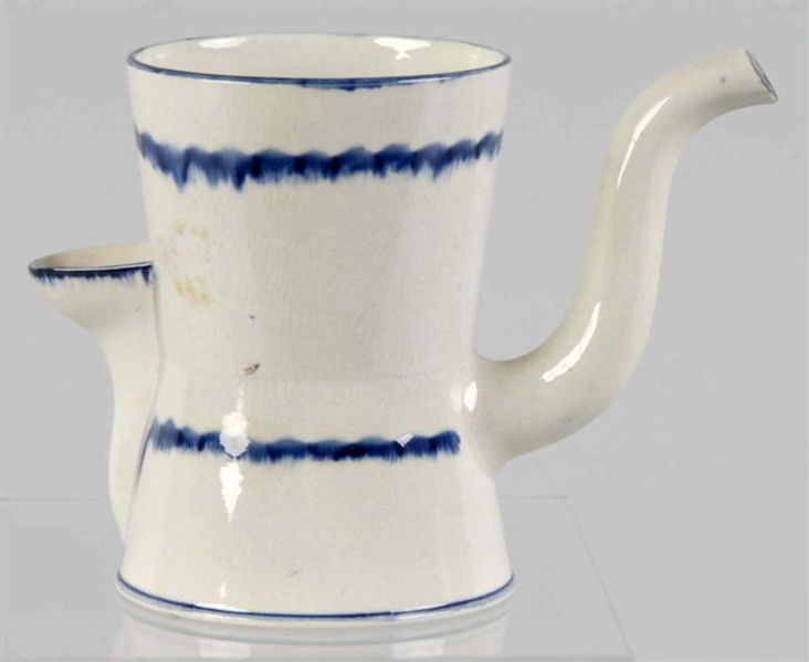 DOUBLE-SPOUTED ARGYLE WEDGEWOOD PITCHER.          